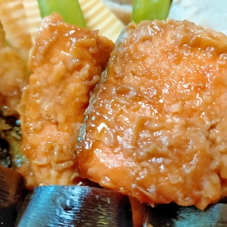 ■10分で鮭の照り焼き  おせち料理⑮